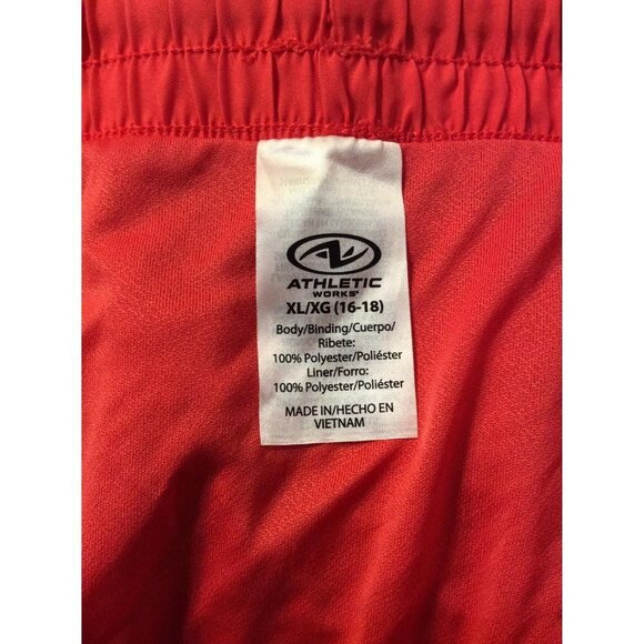 Athletic Works Women Sport Short Size XL 16 18 Orange Polyester sku11 - Picture 5 of 5